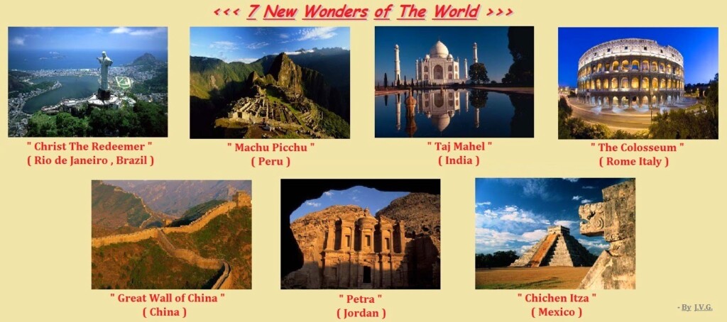 7 new wonders of the world