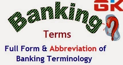 BANKING Abbreviation