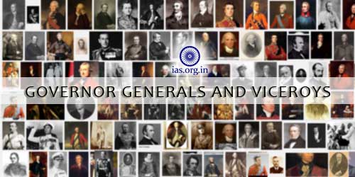 governor generals and viceroys of India