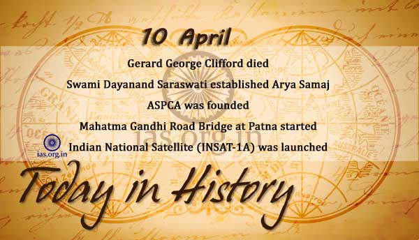 today in history 10 april