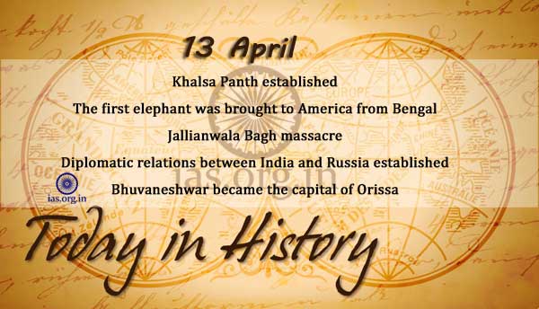 today in history 13 april