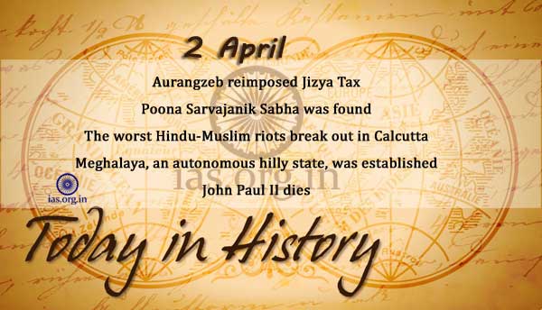 today in history 2 april