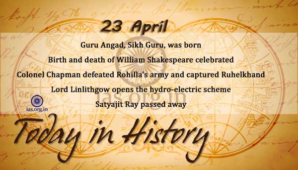 today in history 23 april