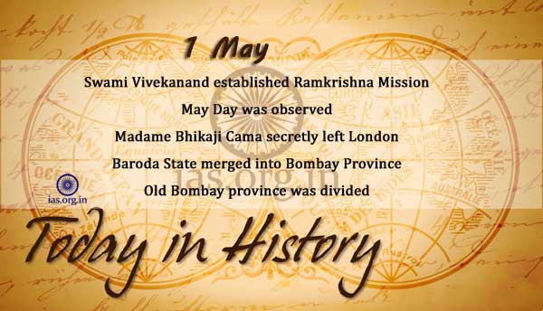 today in history 1 may