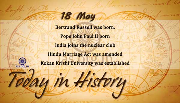 today in history 18 may