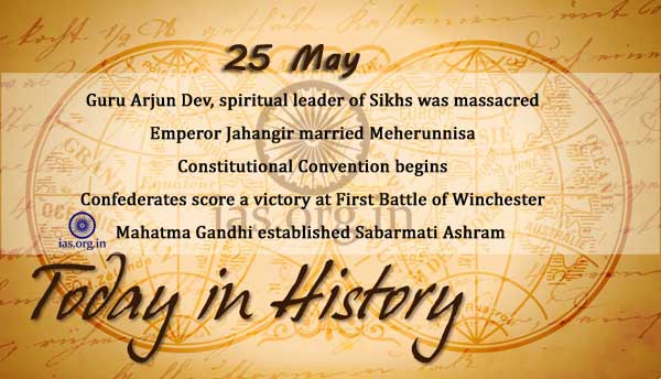 today in history 25 may
