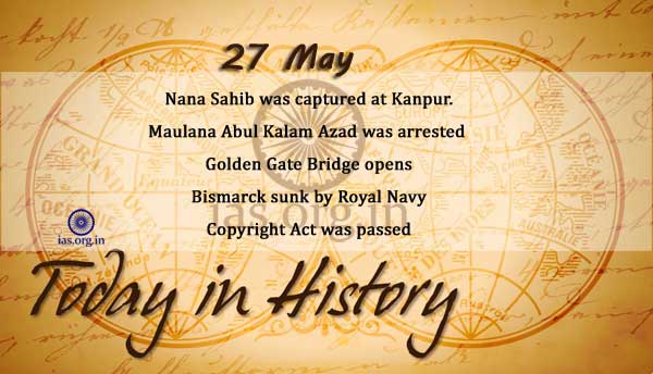 today in history 27 may