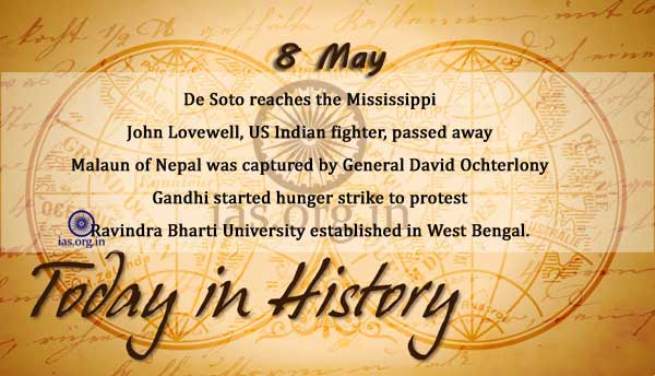 today in history 8 may