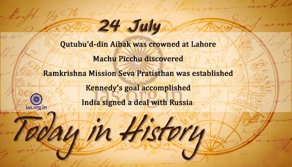 today in history 24 july