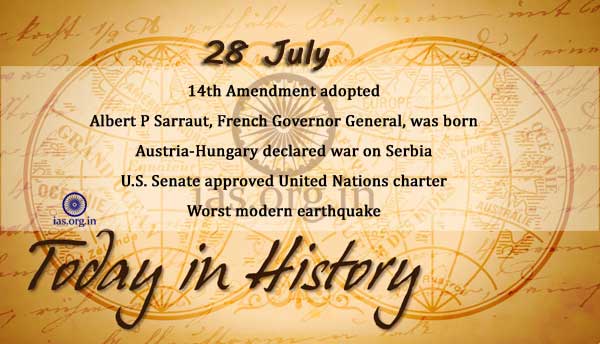today in history 28 july