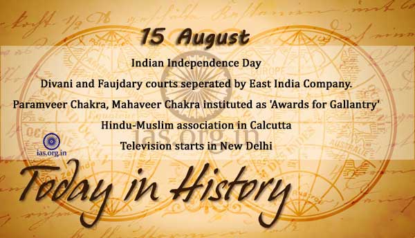 Today in History-15 August