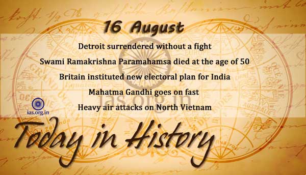 today in history 16 august
