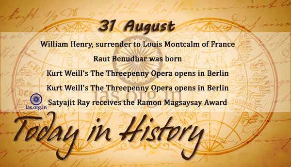 Today in History-31-August