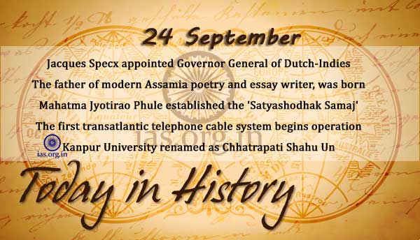 Today in History - 24 September