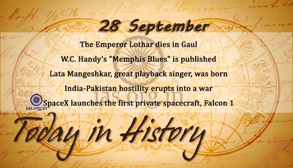 Today in History - 28 September