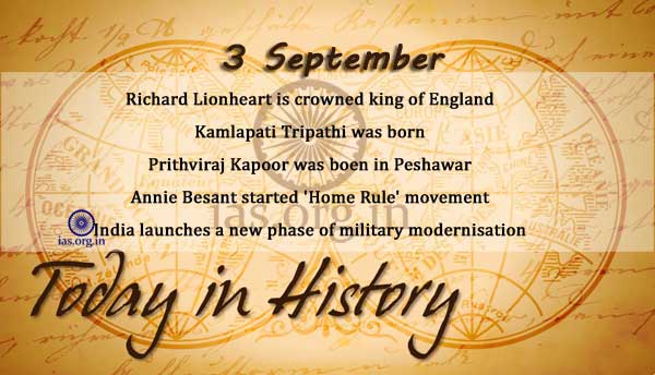 Today in History-3-Septembe