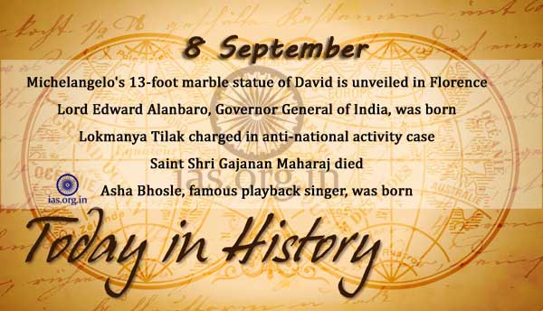 Today in History-8-septembe