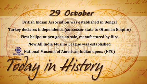 Today in History - 29 October