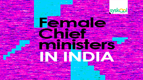 female chief ministers india