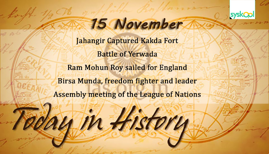 Today in history 15 November