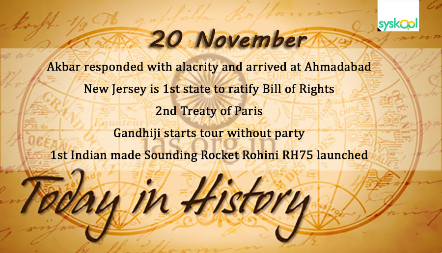 today in history 20 november