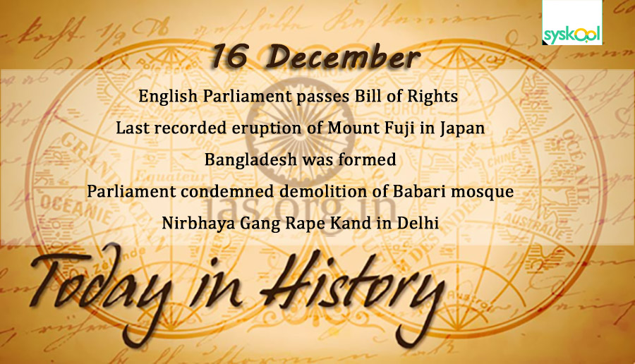 today in history 16 december