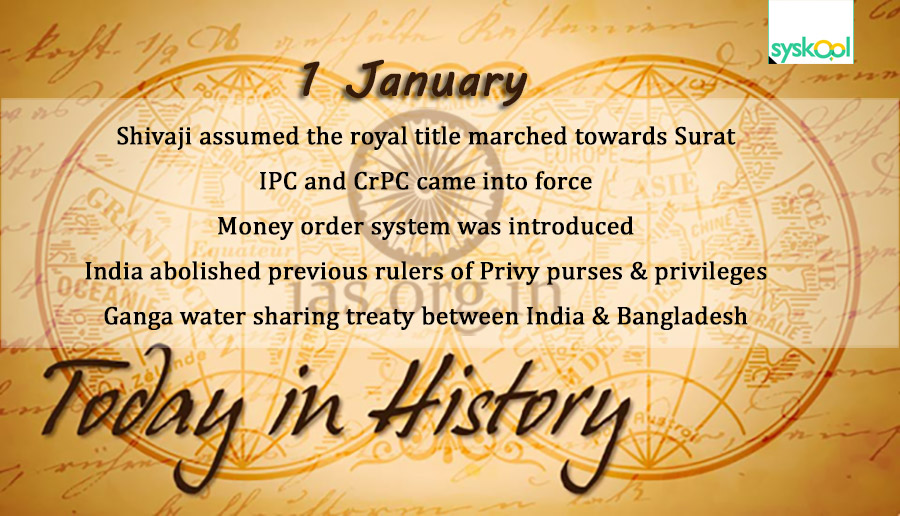today in history 1 january