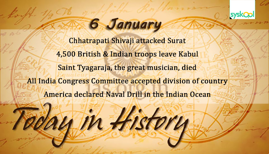 today in history 6 january