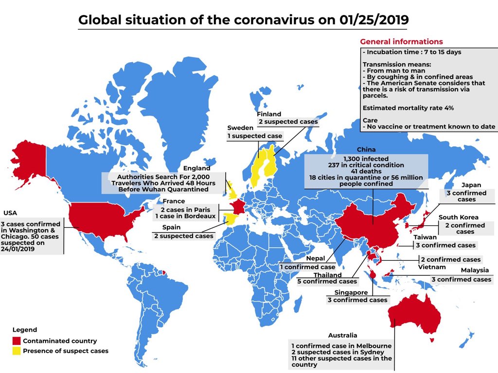 corona virus spread