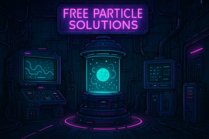 free particle solutions