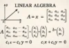 linear algebra