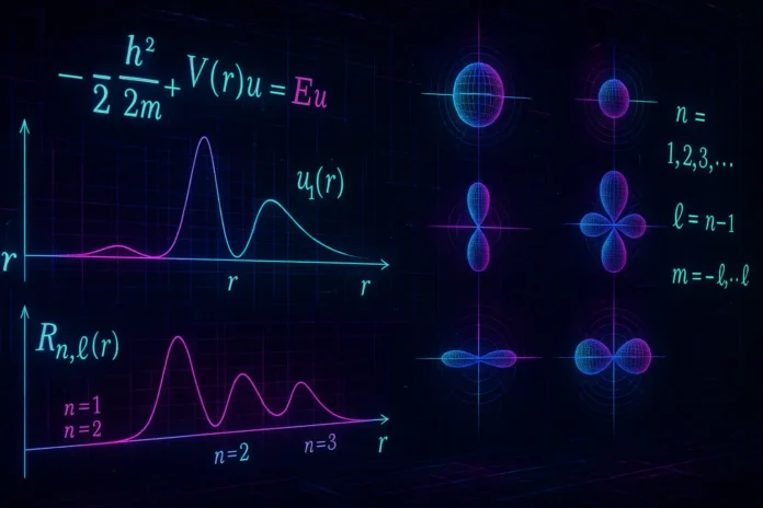 radial equations quantum numbers