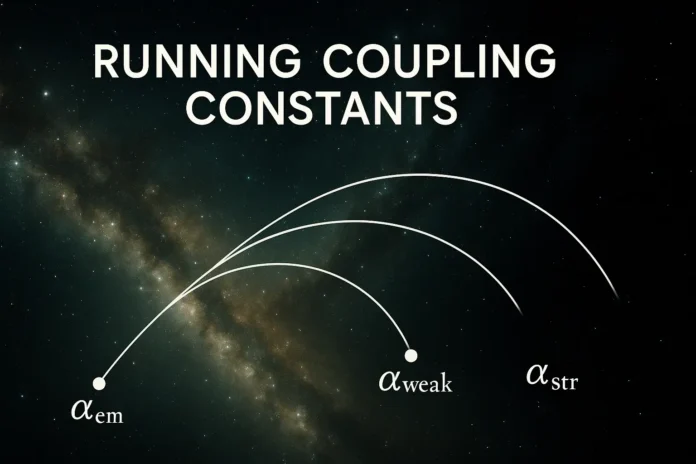 running coupling constants
